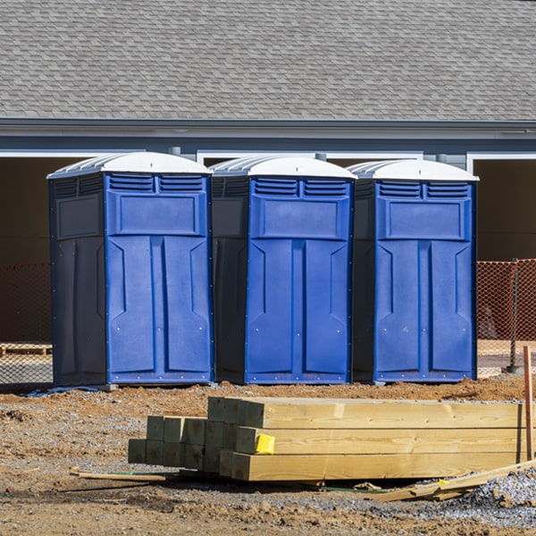 how can i report damages or issues with the porta potties during my rental period in Orland Maine